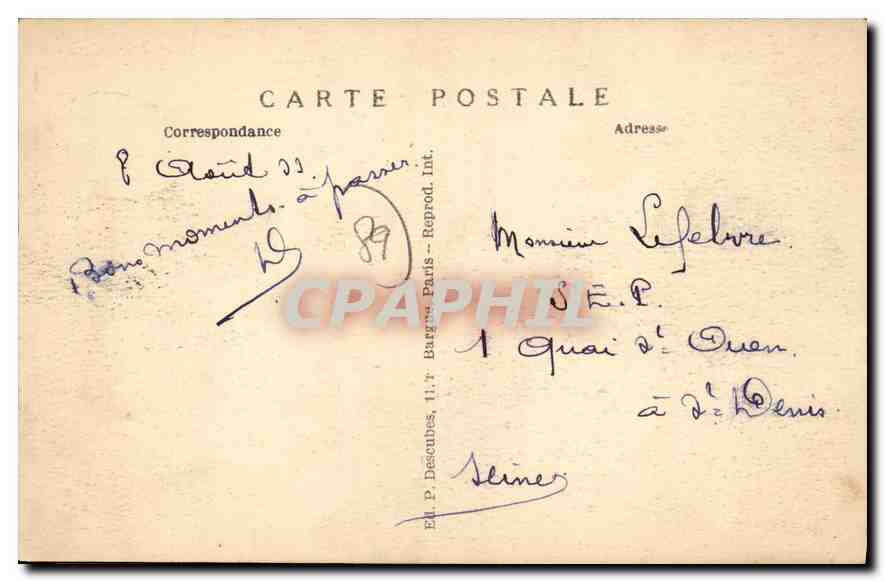 Les bons coins de pêche - VAUX-sur-YONNE (Yonne) — La vallée de l'Yonne — Verso