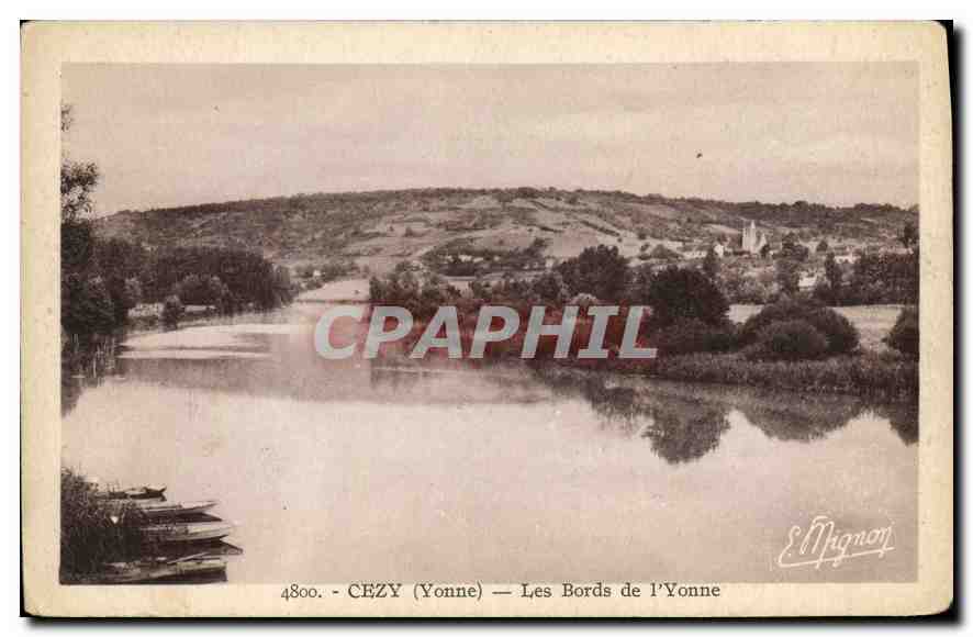 CEZY (Yonne) — Die Ufer der Yonne — E. Mignon, n° 4800