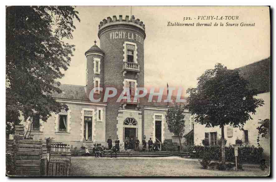 CPA Vichy La Tour Etablissement thermal de la Source Gonnat 