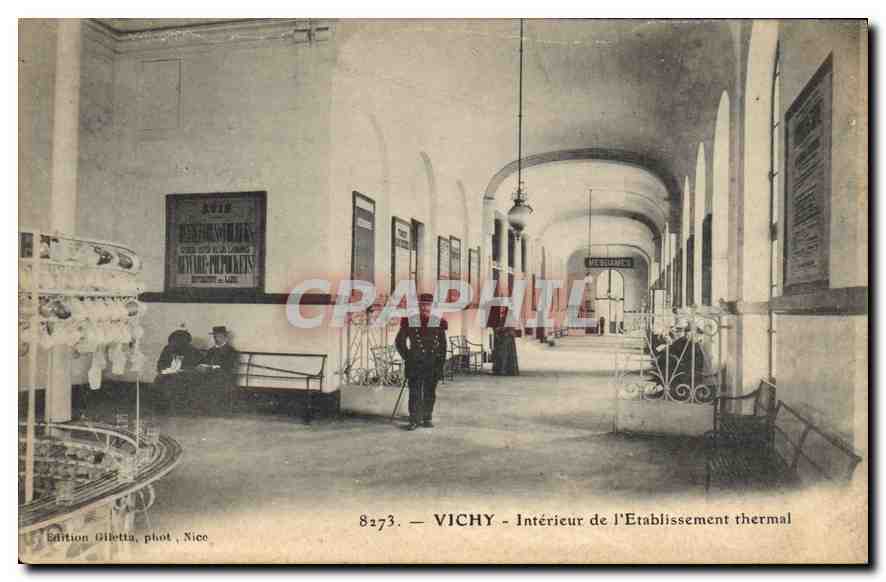 CPA Vichy Interieur de l'Etablissement thermal 