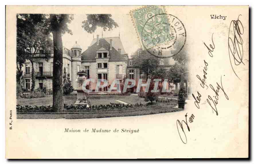 CPA Vichy Maison de Madame de Sevigne 