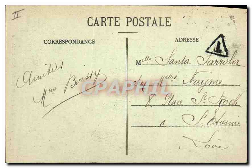CPA Vichy Hotel des Ambassadeurs  — Rückseite