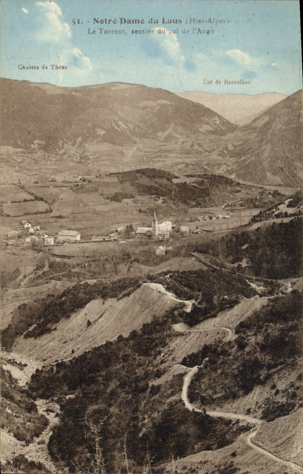 Notre-Dame du Laus (Htes-Alpes) — Le Torrent, sentier du col de l'Ange — Éditeur : Éditions de la Maison d'Art