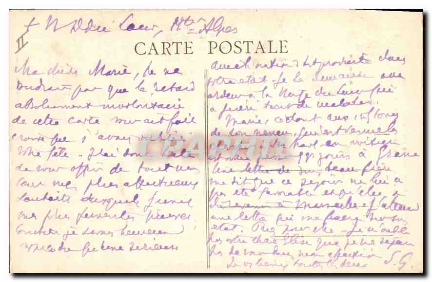 Notre-Dame du Laus (Htes-Alpes) — Le Torrent, sentier du col de l'Ange — Éditeur : Éditions de la Maison d'Art — Reverso
