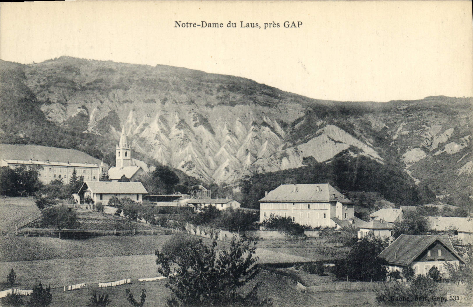Notre-Dame du Laus, près GAP — éditeur H. Gouha, Gap, n° 533