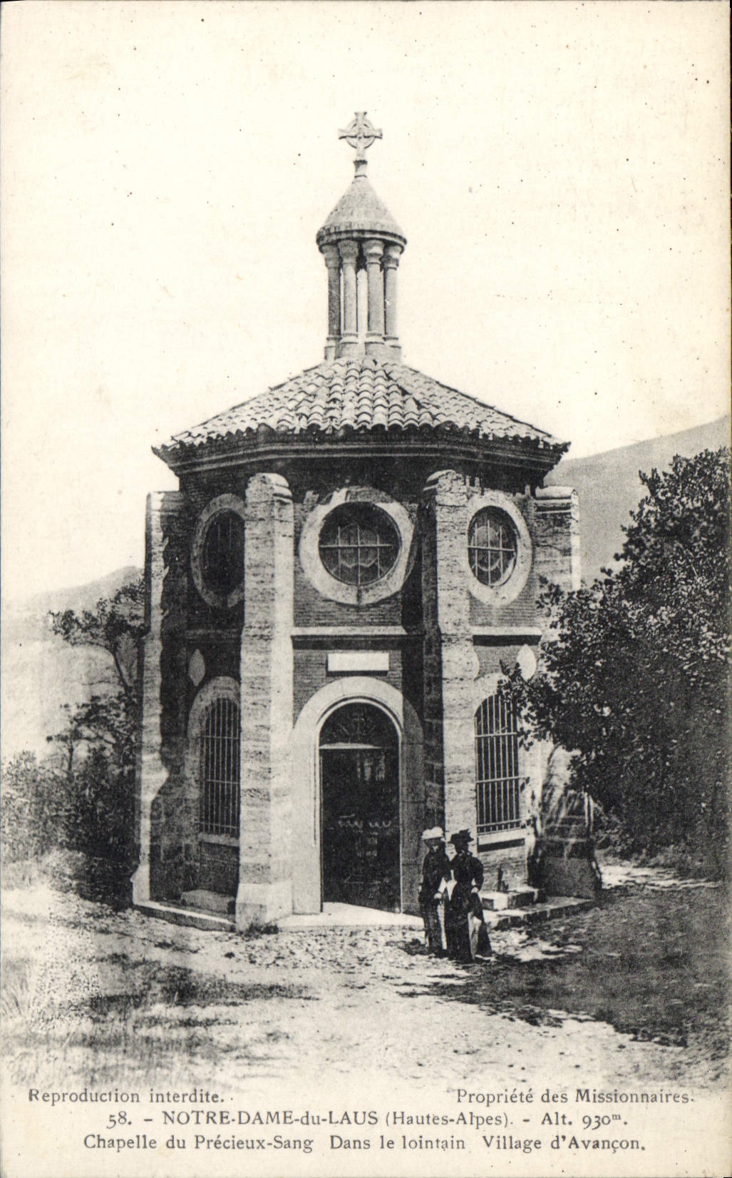 Chapelle du Précieux-Sang — Notre-Dame-du-Laus (Hautes-Alpes) — Propriété des Missionnaires — n°58