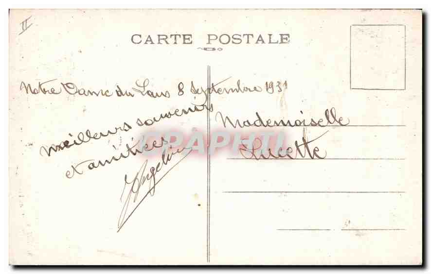 Chapelle du Précieux-Sang — Notre-Dame-du-Laus (Hautes-Alpes) — Propriété des Missionnaires — n°58 — Reverso