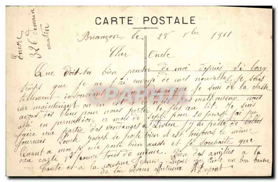 BRIANÇON — Triple enceinte des Fortifications — Imp. Pap. Chauvaird, Briançon — Reverso