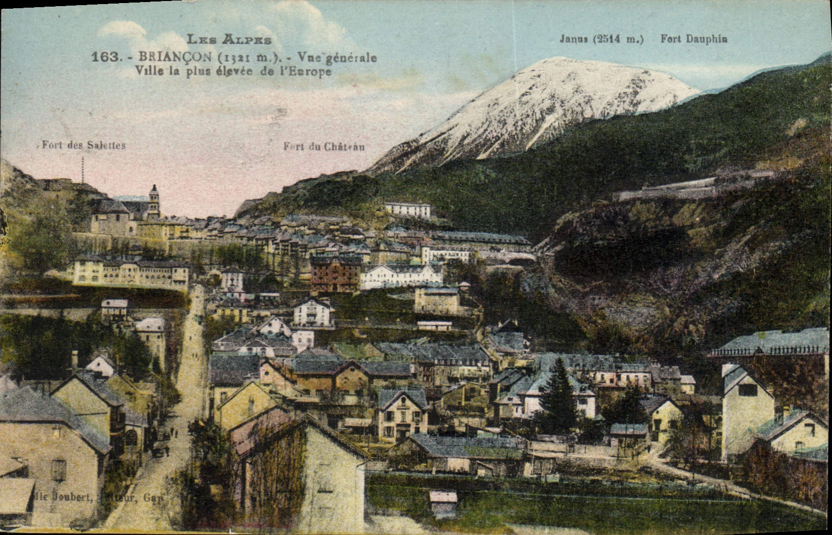 Briançon (1321 m.) — Vue générale — Lieu-Boubert, éditeur, n° 163