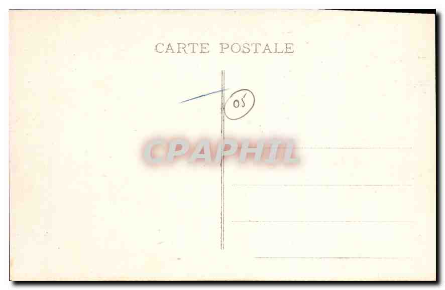 CPA Briancon Fort du Chateau Casernes  — Rückseite