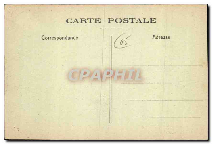 CPA Briancon Les Casernes  — Rückseite