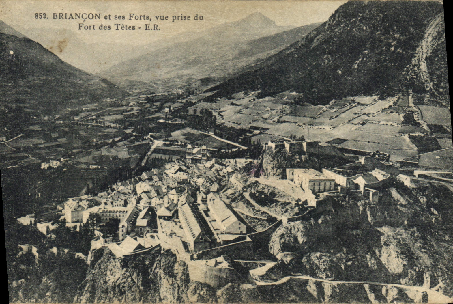 Briançon et ses Forts — vue prise du Fort des Têtes — E.R. — n° 852