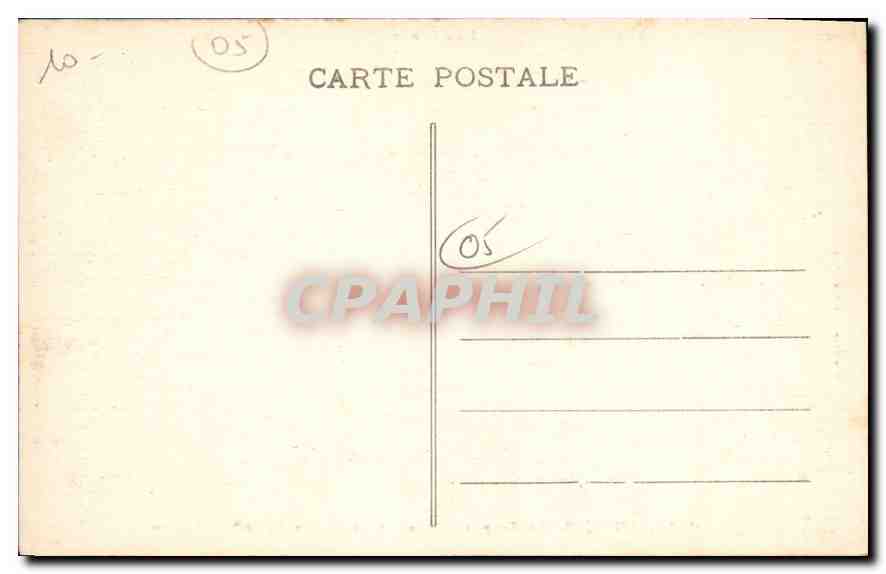 Briançon - Les Remparts - Le Fort des Têtes - Route du Lautaret — Mlle Joabert, éditeur, Gap, n° 1103 — Verso