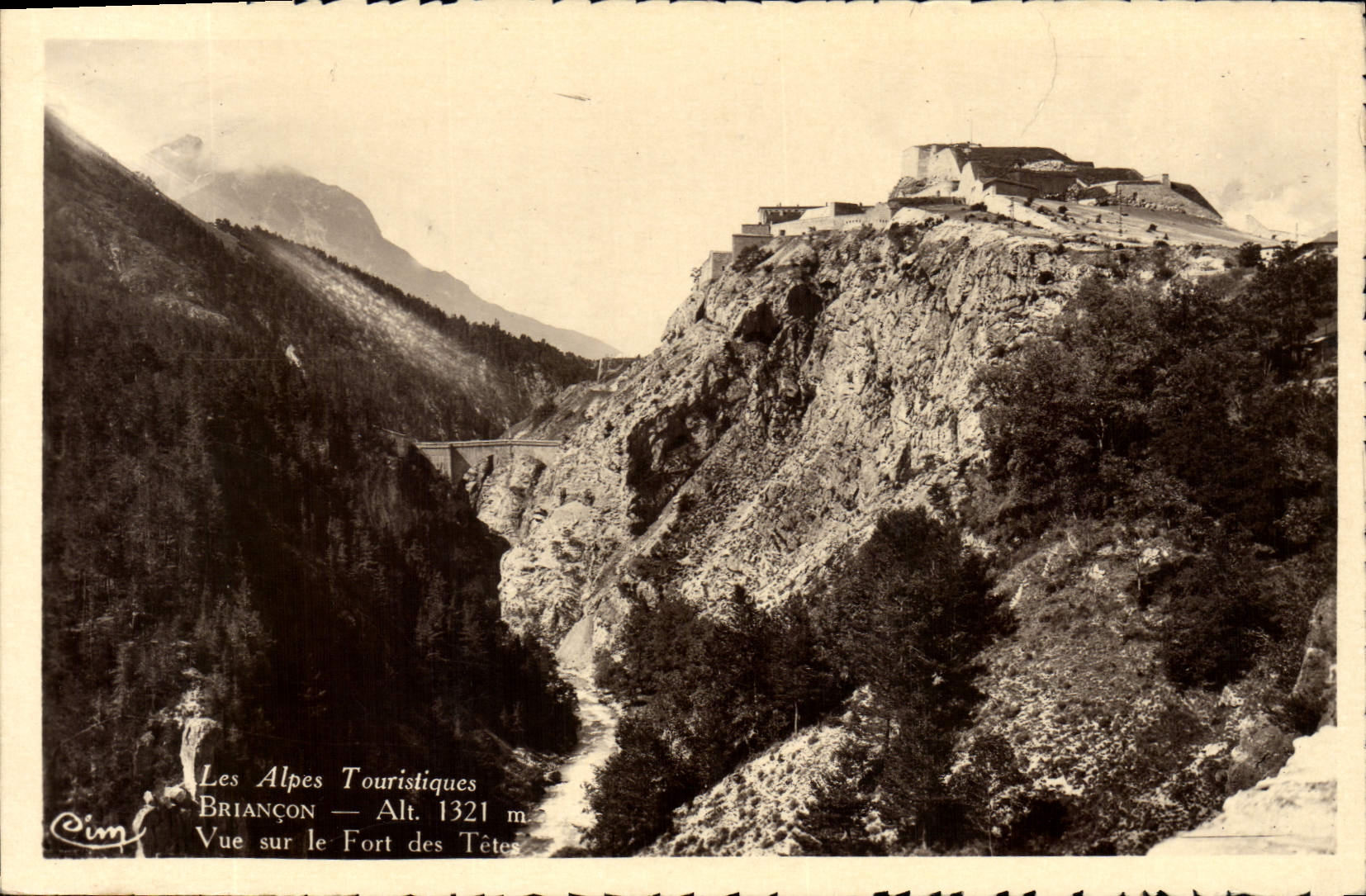 CPA Briancon Vue sur le Fort des Tetes 