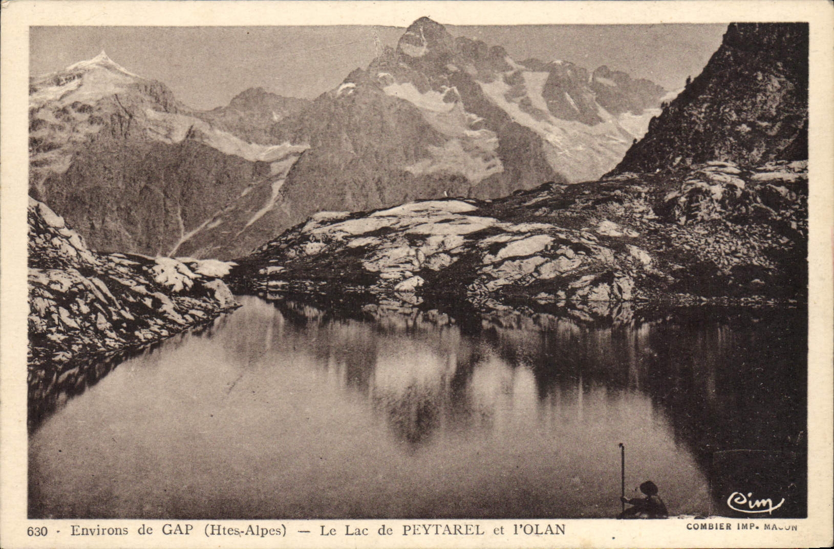 CPA Environs de Gap Htes Alpes Le Lac de Peytarel et l'Olan 