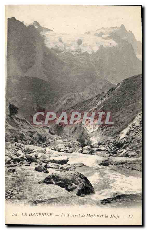 Le Dauphiné — Le Torrent de Mortan et la Meije — LL n°53