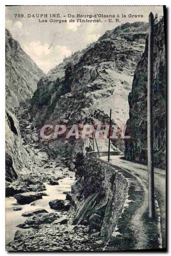 Les Gorges de l'Infernét — Du Bourg-d'Oisans à la Grave — E. R.