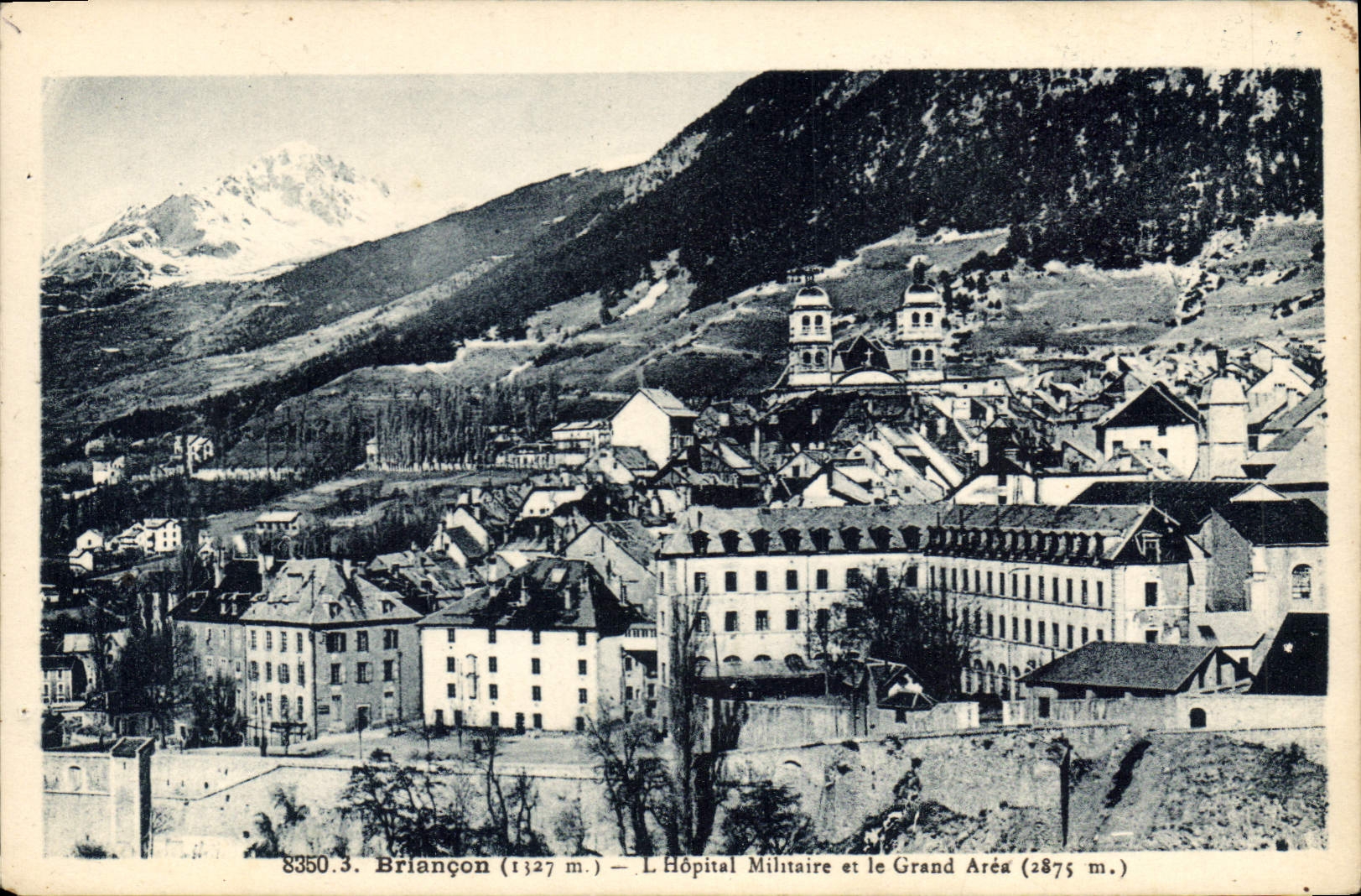 CPA Briancon L Hopital Militaire et le Grand Area 