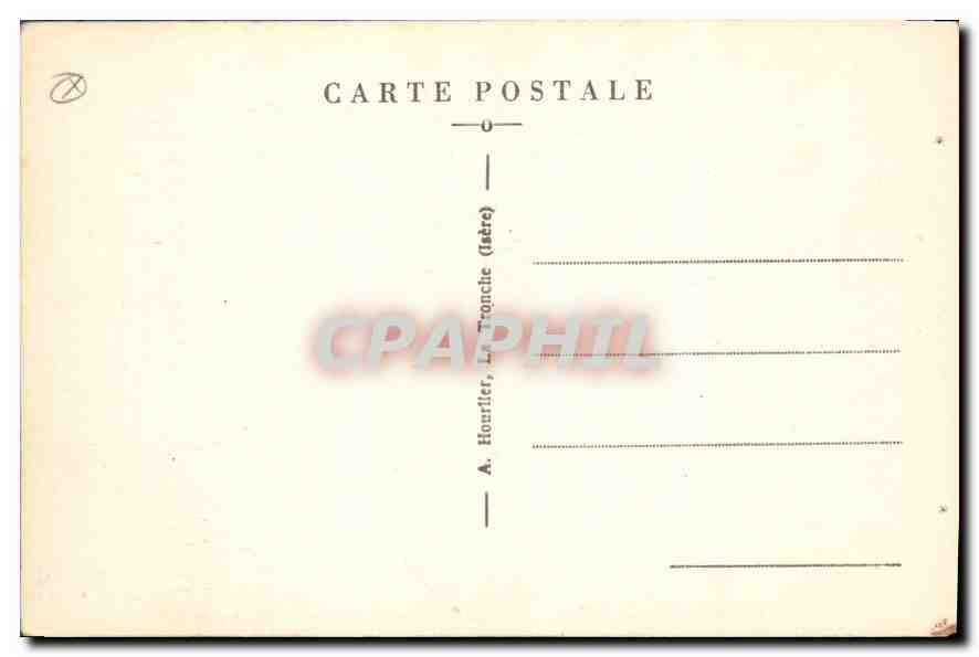 CPA Briancon L Hopital Militaire et le Grand Area  — Verso