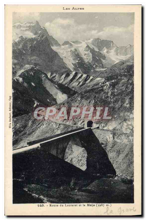 Route du Lautaret et la Meije (1987 m.) — Les Alpes — Milla Jambert, éditeur, Gap, n° 149