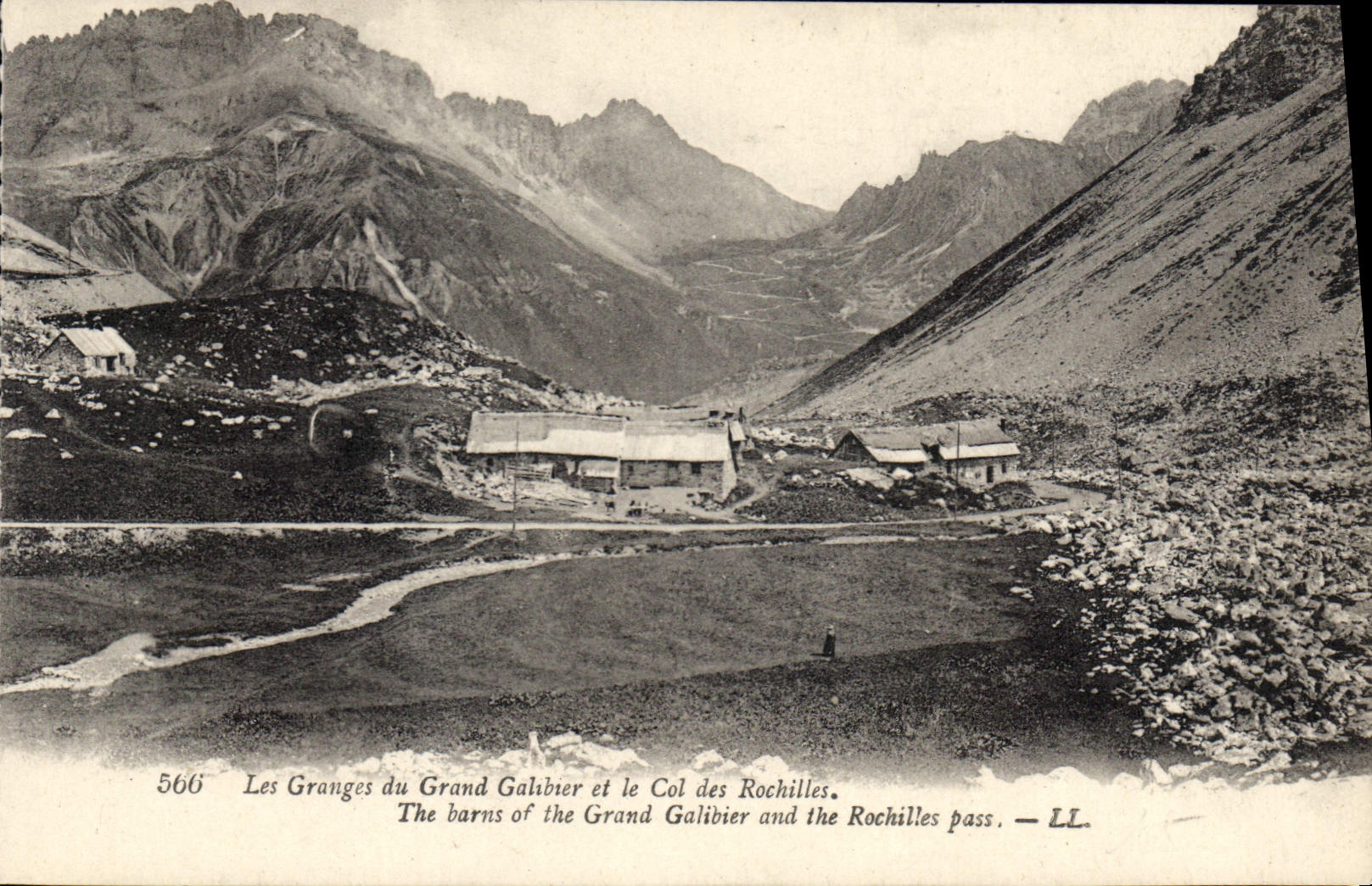 Les Granges du Grand Galibier et le Col des Rochilles — LL — n° 566