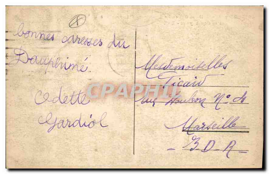 Dauphiné — De la Grave au Lautaret - Villard-d'Arène et le Combeynot - E.R. — Éditeur E.R. — Achterkant