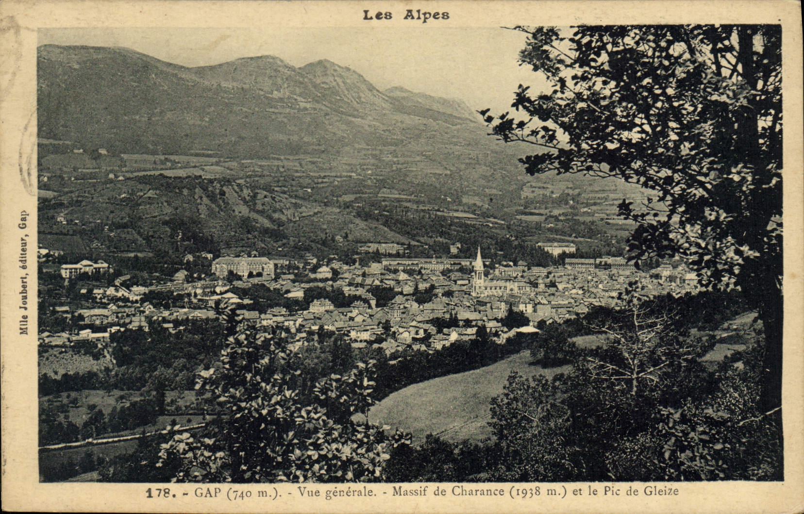 CPA Gap Viue generale Massif de Charance et le Pic de Gleize 
