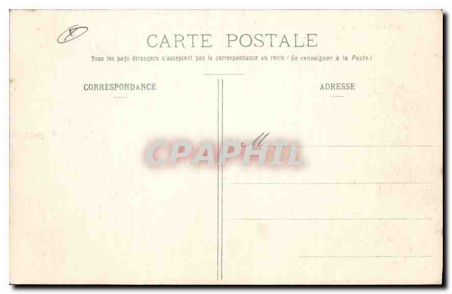 CPA Chateauroux Pont et Gorge du Rabious Hameau de St Marcellin Montagne de la Queste  — Rückseite