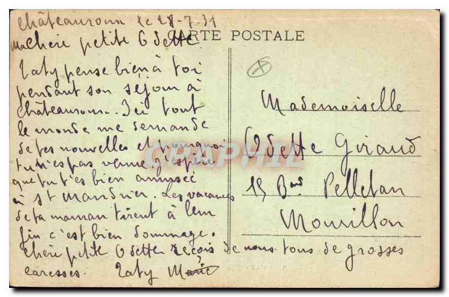 CPA Les Alpes La Grave et la Chaine de la Meije  — Rückseite