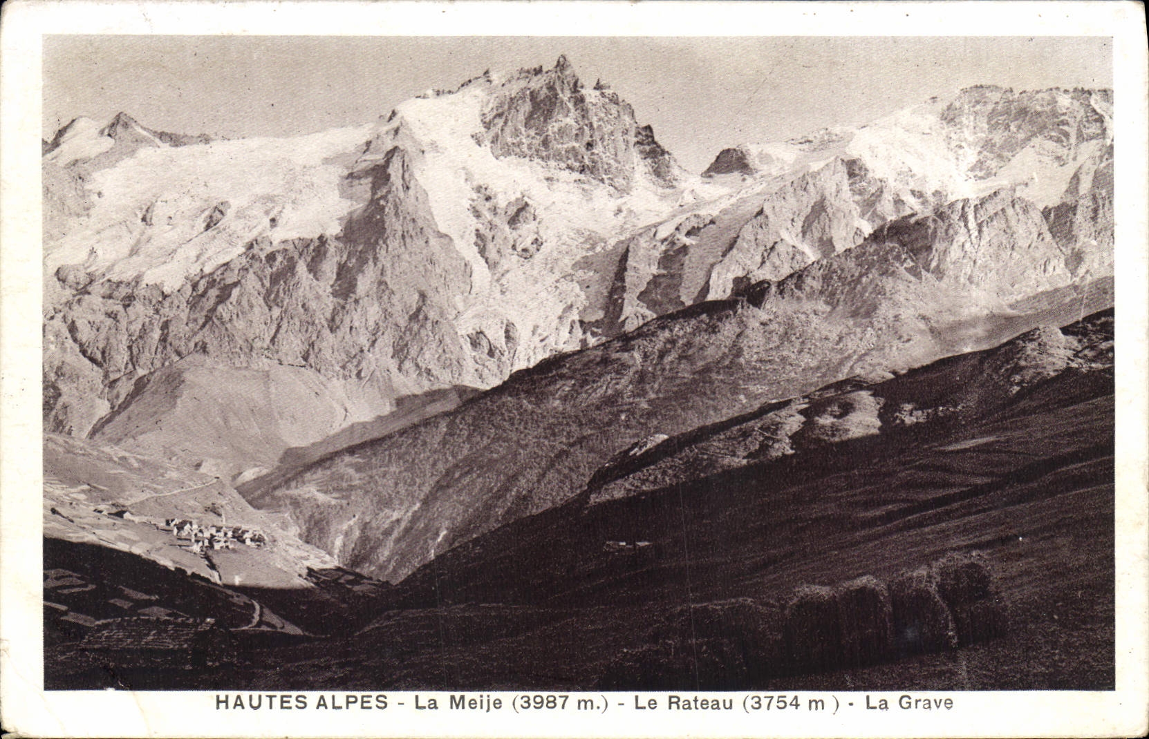 Hautes Alpes - La Meije (3987 m) - Le Rateau (3754 m) - La Grave