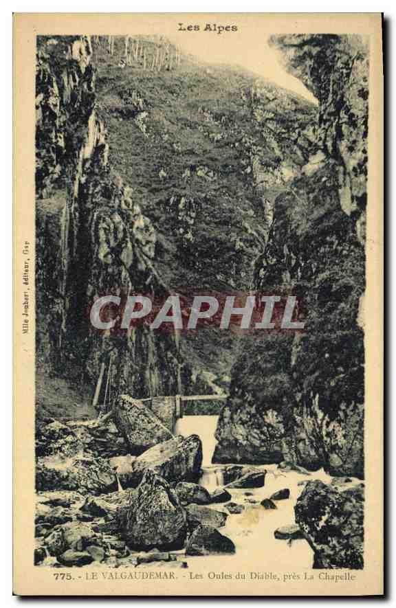 Les Oules du Diable, près La Chapelle — Le Valgaudemar — éditeur Mlle Jager, n° 775