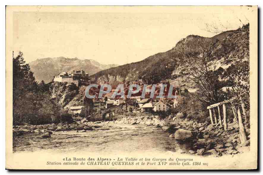 CPA La Route des Alpes La Vallee et les Gorges du Queyras