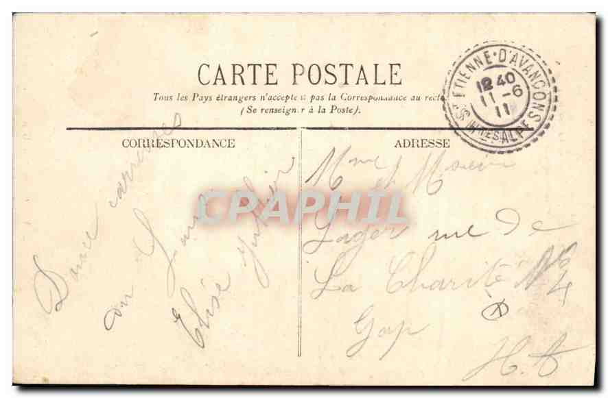 Notre-Dame-du-Laus — Chapelle du Précieux-Sang, Village d'Avançon — V. Fournier, édit Gap - Clic Perrin — Reverso