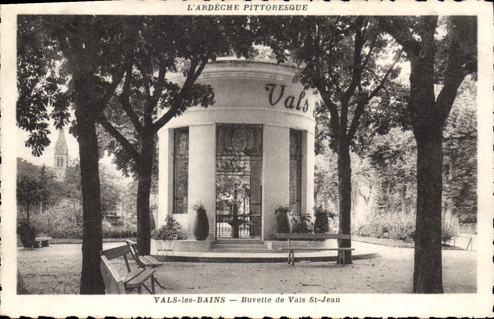 CPA Vals les Bains Buvette de Vais St Jean 
