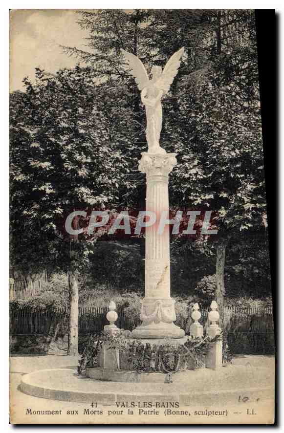 VAls-les-Bains — Monument aux Morts pour la Patrie — (Bonne, sculpteur) — L.I.