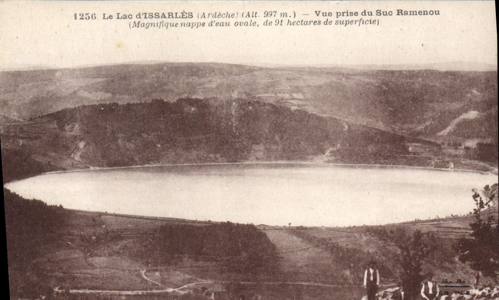 See ISSARLÈS (Ardèche) — Aufnahme vom Suc Ramenou — Éditions d'Art Margerit, Le Puy