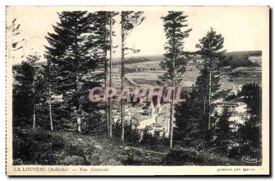 CPA La Louvesc Ardeche Vue Generale 