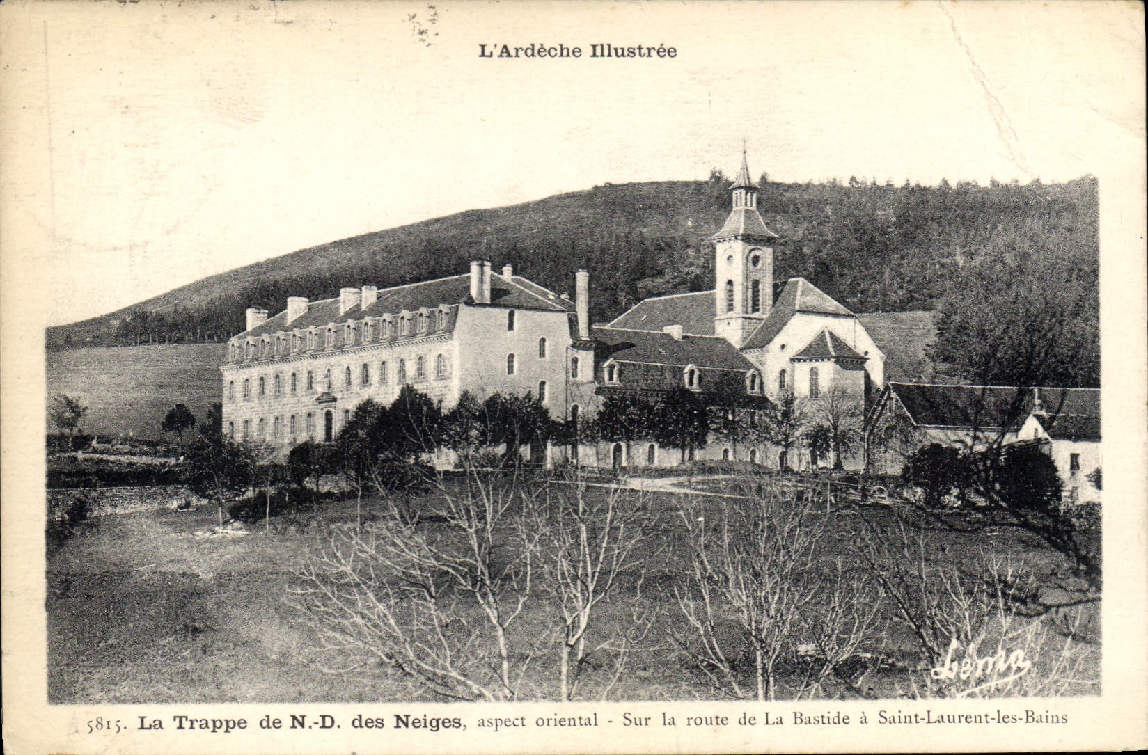 La Trappe de N.-D. des Neiges — aspect oriental — L'Ardèche Illustrée, n°5815