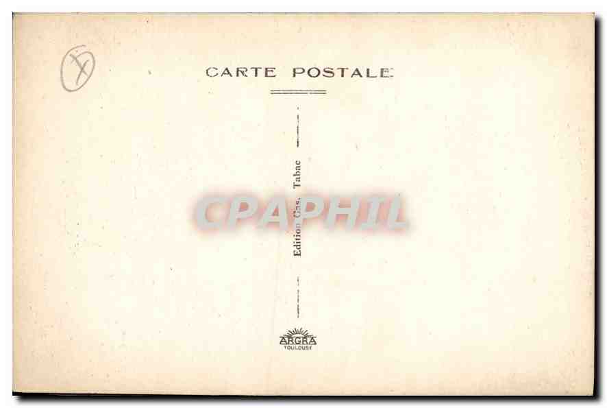 CPA Viviers Ardeche Cote Nord de la Cathedrale Classe Monument Historique  — Rückseite
