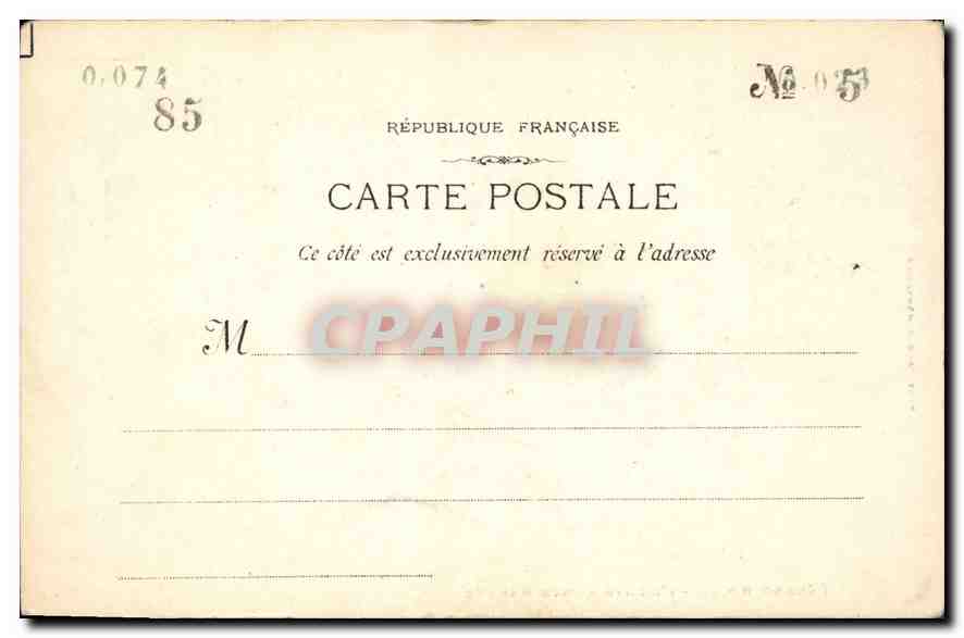 CPA Tarascon L'Eglise Sainte Marthe  — Rückseite