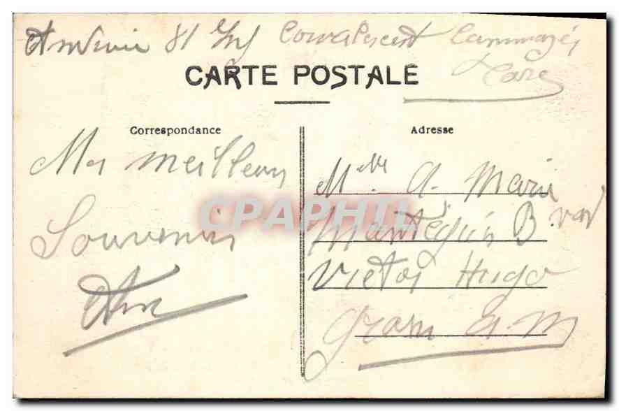 Château du Roi René — Tarascon — Éditeur L. A. Coût, n°183 — Rückseite