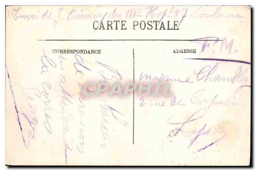 Tarascon — Le Pont suspendu sur le Rhône — LL. n°33 — Reverso