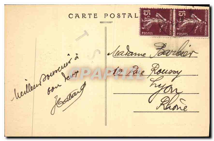 Tarascon-sur-Rhône — Château du Roi René et les bords du Rhône — Cl. Paul Savoye — Verso