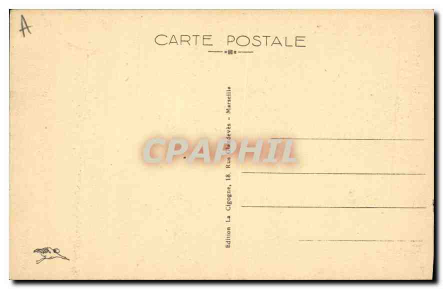 CPA Tarascon Eglise Sainte Marthe  — Rückseite