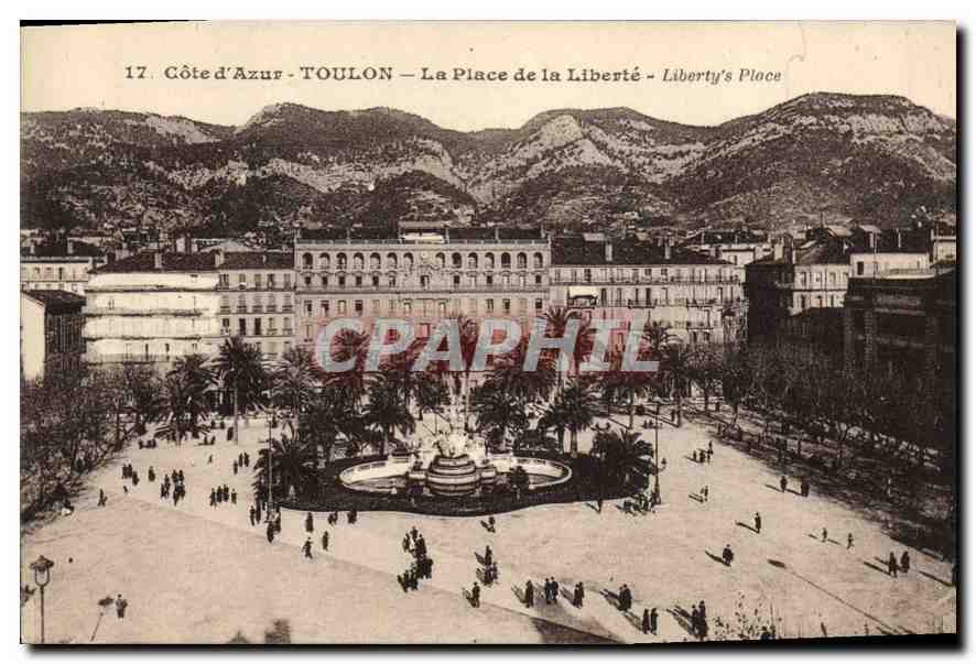 CPA Cote de Azur Toulon La Place de la Liberte 