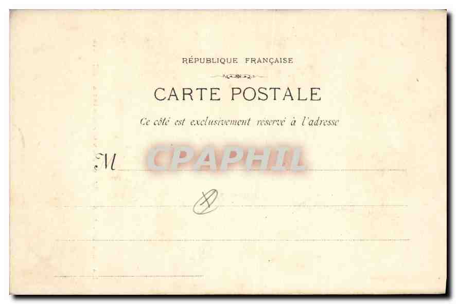CPA La Sainte Baume Chemin Conduisant a La Grotte  — Verso