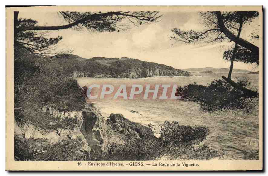 CPA Environs d'Hyeres Giens La Rade de la Vignette 