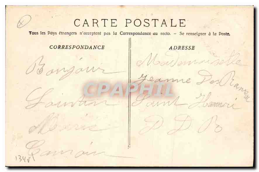 CPA La Sainte Baume Le Saint Pilon Vue prise sur le Plateau  — Verso