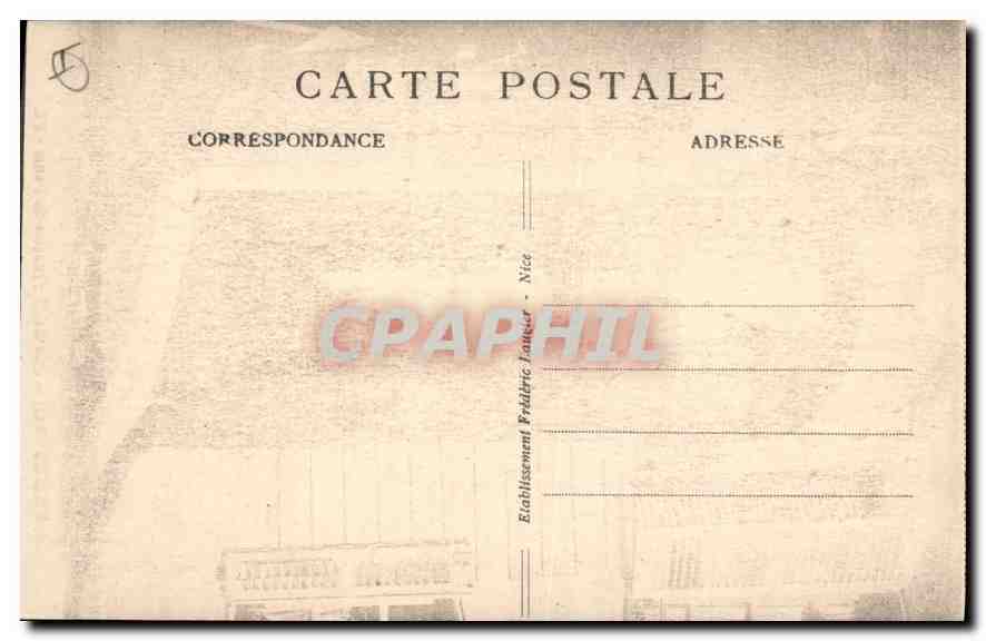CPA Frejus Var Le Calvaire croix de la Mission  — Rückseite