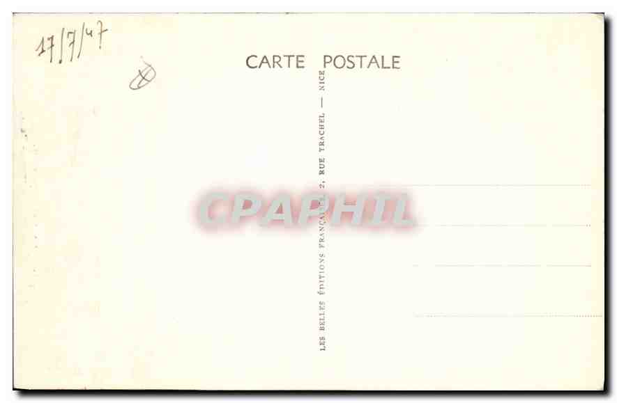 CPA La Sainte Baume Le Saint Pilon avec vuc sur la Plaine  — Verso